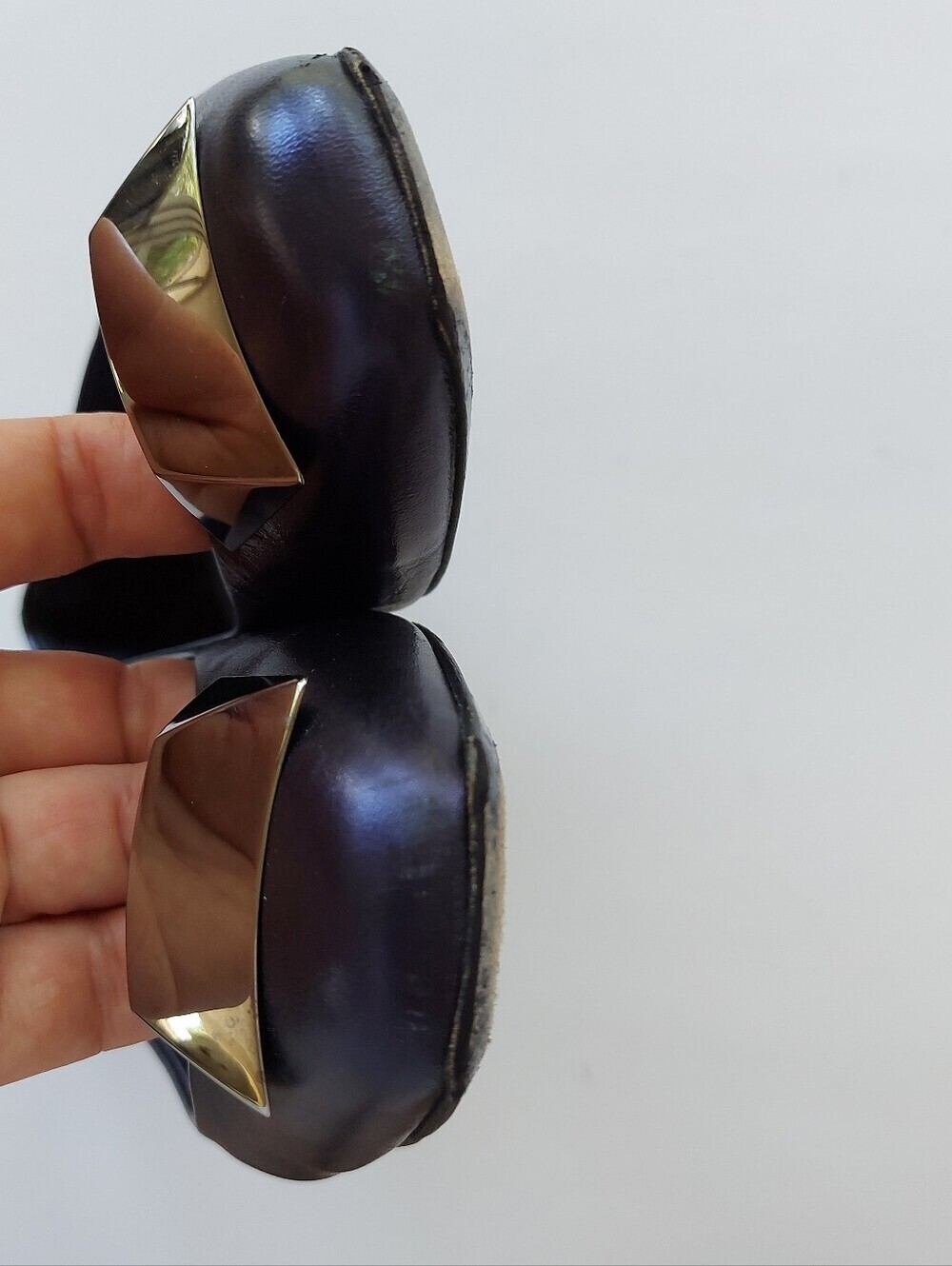 Max Mara Leather Ballet Flats. Made in Italy. Size EU 35. - Picture 11 of 16